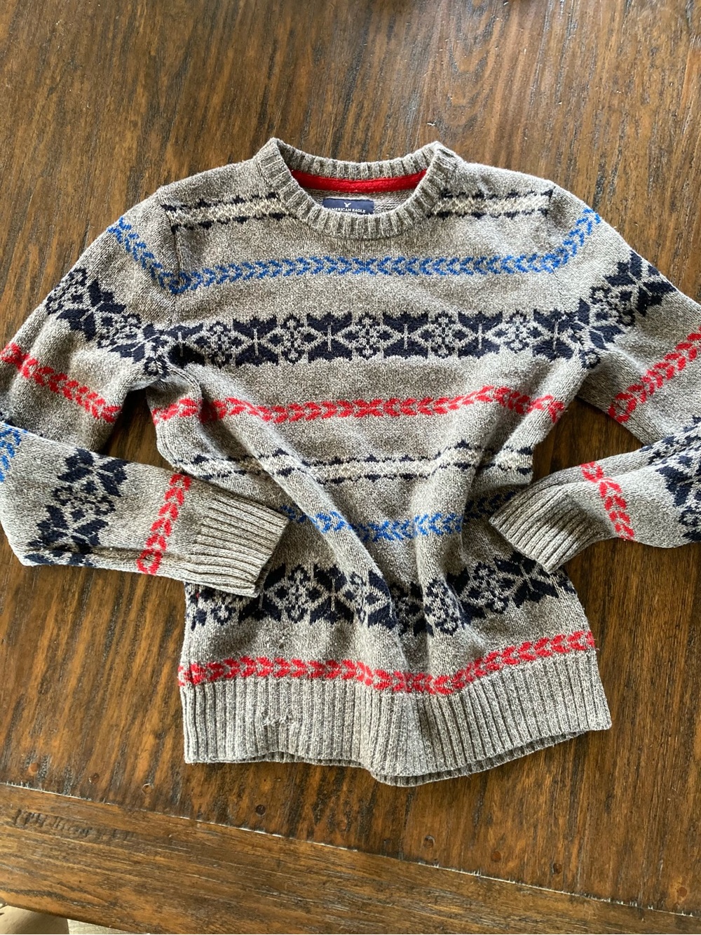 Y2K American Eagle Outfitters 2014 Fair Isle Knit Cozycore Sweater
